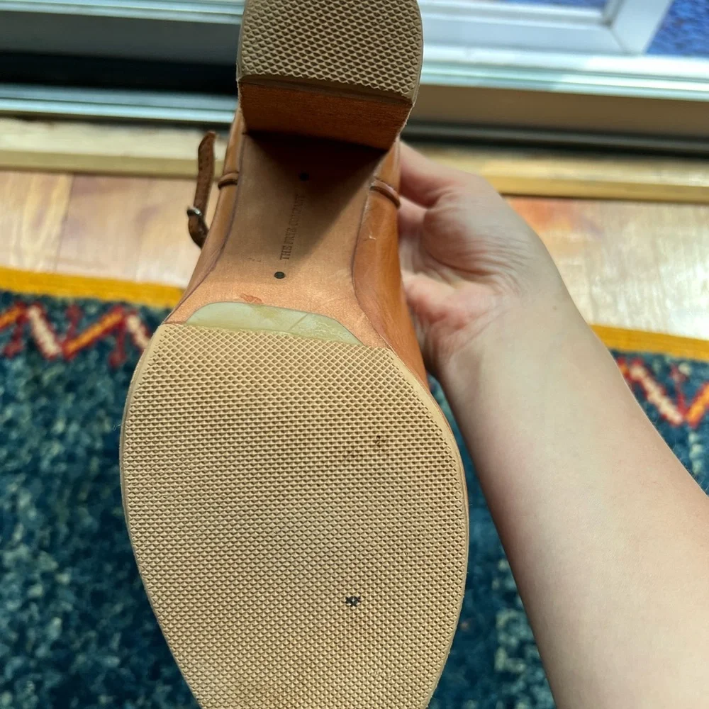 Frye Brown Ankle Boots with Buckle - Picture 7 of 8